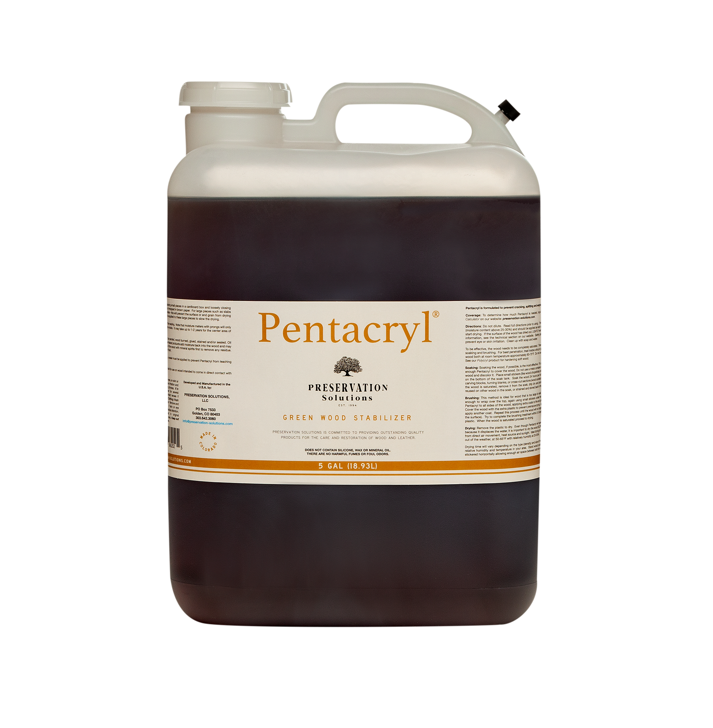 Pentacryl Green Wood Stabilizer