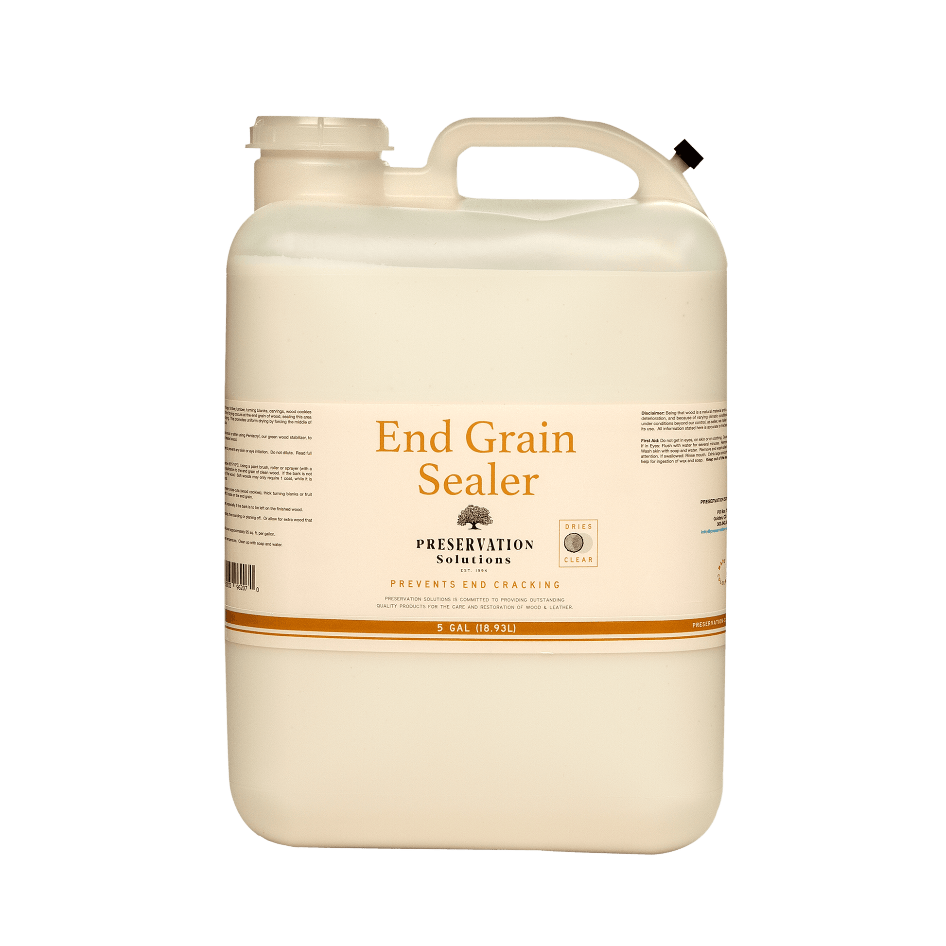 End Sealer For Green Logs and Lumber - Water Based - Gallon